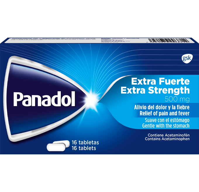 Panadol Extra Fuerte 500mg