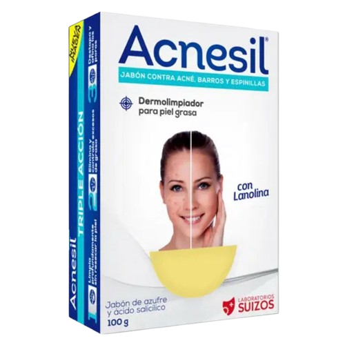 Acnesil jabon x10 GR