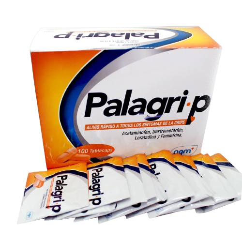 Palagrip Dia Caja de 100 Tabletas
