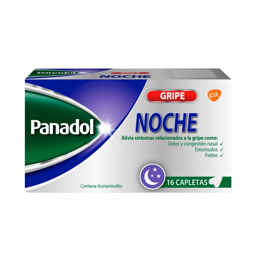 Panadol Gripe Noche 16 Capsulas
