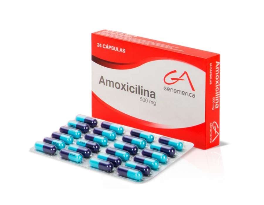 Amoxicilina 500mg 24 Capsulas