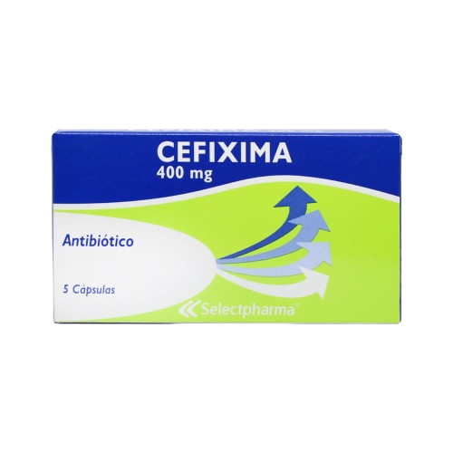Cefixima 400mg 5 Tabletas