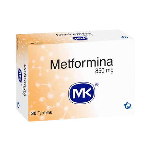 Metformina 30 Tabletas 850mg