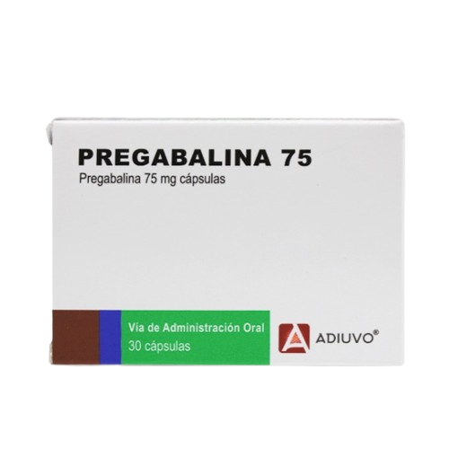 Pregabalina 30 Capsulas 75mg
